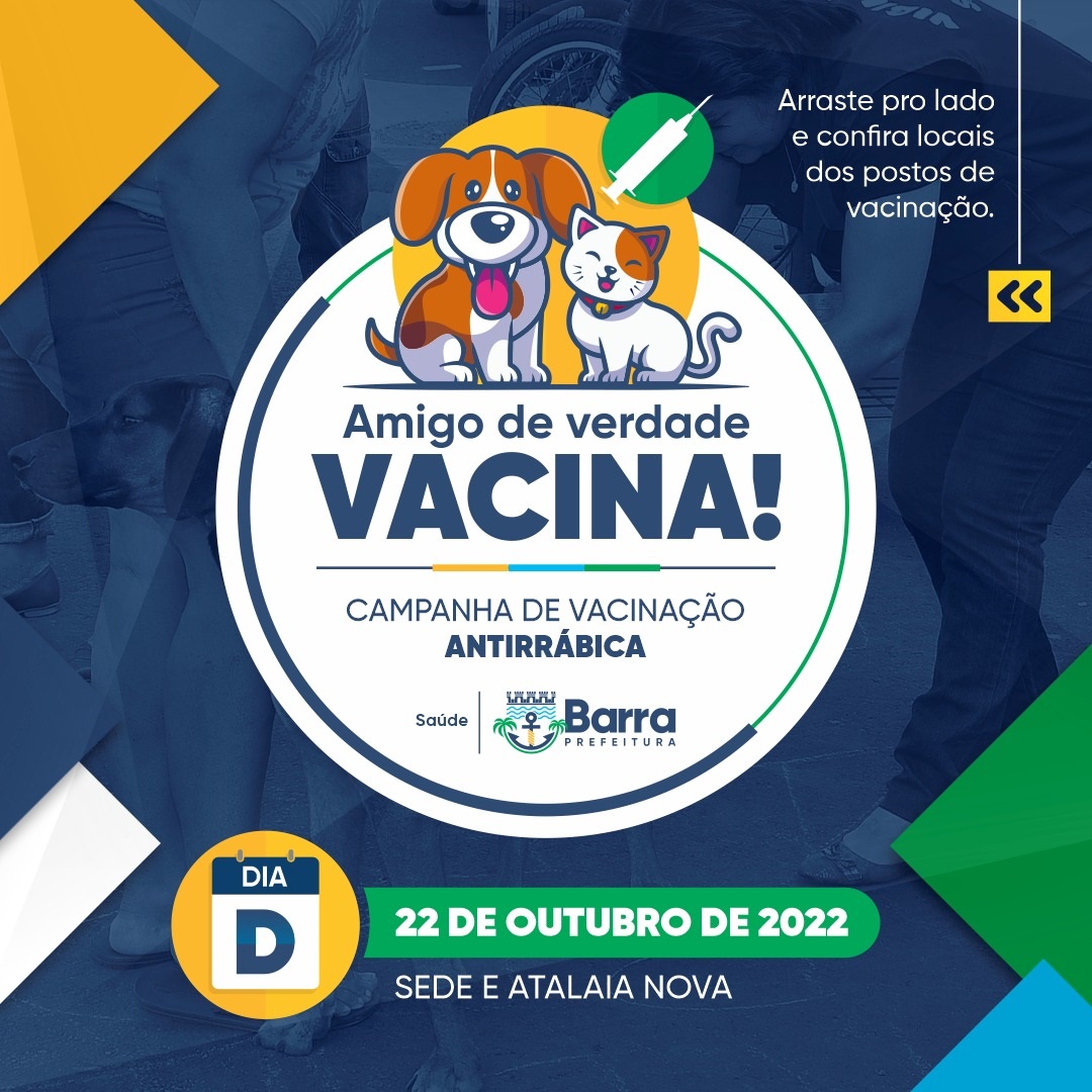 Vacinação Antirrábica continua no próximo sábado (01) - PREFEITURA  MUNICIPAL DE VIANA - ES